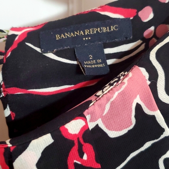 Banana Republic dress size 2 100% polyester Great conditions multicolored - Picture 13 of 17